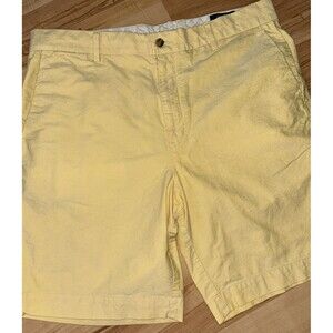 POLO Ralph Lauren Mens Shorts Yellow Size 35 Golf Preppy Cotton Classic